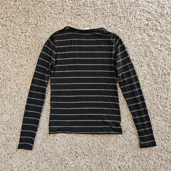 Vince Striped Long Sleeve Top - size XS - Picture 2 of 7